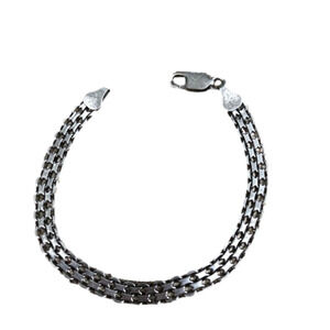 Vintage Italian Sterling Bismarck Bracelet